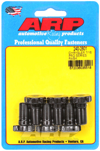compare product ARP Chrysler 7/16in x 20 - .875in Length Pro Series Flywheel Bolt Kit