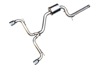 compare product AWE Tuning VW MK7 GTI Track Edition Exhaust - Chrome Silver Tips
