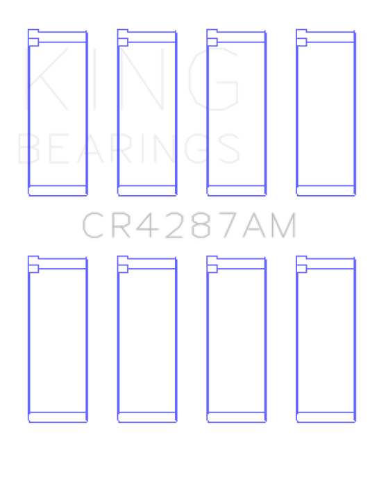 King Engine Bearings Acura B18C1/B18C5 L4/Honda 110CI  DOHC Rod Bearing Set - Size STD