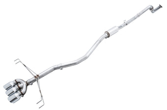 compare product AWE Tuning 2017+ Honda Civic Type R Track Edition Exhaust w/Front Pipe & Triple Chrome Silver Tips