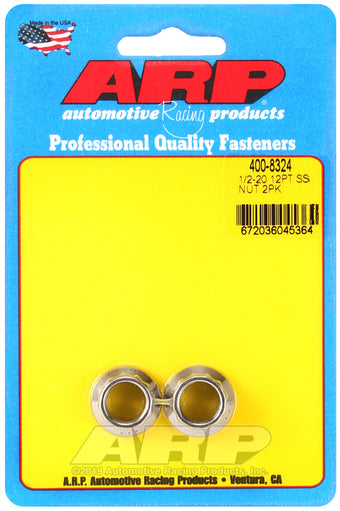 compare product ARP 1/2-20 SS 12pt nut kit