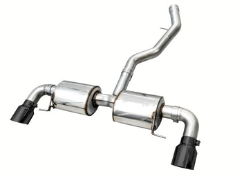 compare product AWE 19-23 BMW 330i / 21-23 BMW 430i Base G2X Touring (Excl. Conv) Axle-Back Exhaust - Diamond Black