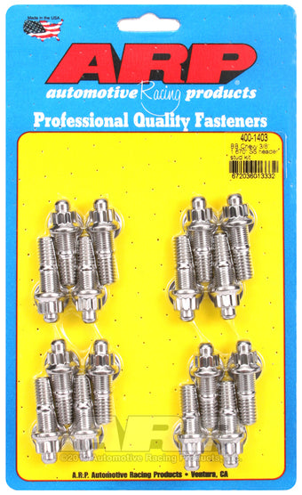 compare product ARP BB Chevy 3/8 x 1.670 SS Header Stud Kit