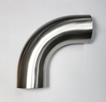 compare product Stainless Bros 1.88in Diameter 1.5D / 2.82in CLR 16GA 90 Degree Mandrel Bend w/ Leg