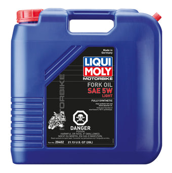 compare product LIQUI MOLY 20L Motorbike Fork Oil SAE 5W Light