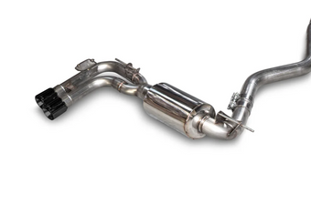 compare product AWE Tuning BMW F3X 28i / 30i Touring Edition Axle-Back Exhaust Single Side - 80mm Black Tips