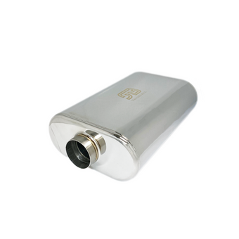 compare product Stainless Bros 3in x 17.0in OAL Lightweight Muffler - Matte Finish