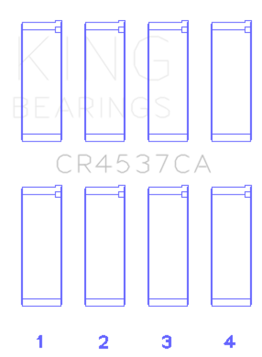 King Engine Bearings Mini Cooper S/Cooper S Conv/Works W10B16A Rod Bearing Set - Size STD