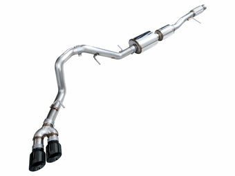 compare product AWE Tuning 2021+ GMC Tahoe/Yukon 5.3L 0FG Side Exit Catback Exhaust - Diamond Black Tips
