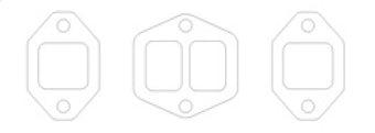 compare product Cometic Oldsmobile 371 Gen-1 Rocket V8 .059in CFM Exhaust Manifold Gasket Kit J-2 Golden Rocket