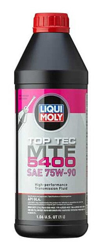 compare product LIQUI MOLY 1L Top Tec MTF 5400 75W90
