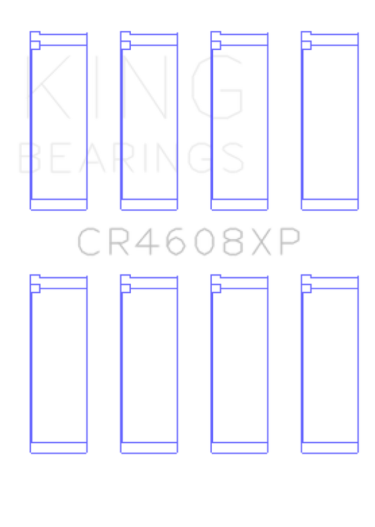 King Engine Bearings Toyota 2ZZ-GE (Size .026) Connecting Rod Bearings (Set of 4)