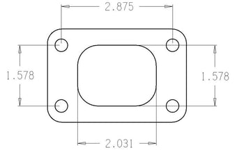 compare product Cometic Turbo FLG T25 Garrett Turbine Inlet Exhaust Gasket