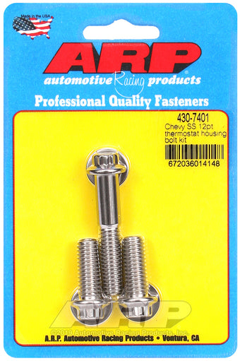 compare product ARP Chevy SS 12pt Thermostat Housing Bolt Kit