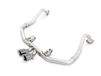 compare product AWE Tuning Porsche 718 Boxster / Cayman Track Edition Exhaust - Chrome Silver Tips