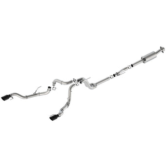compare product Ford Racing 21-24 F-150 Extreme Bumper Exit Exhaust - Black Tips