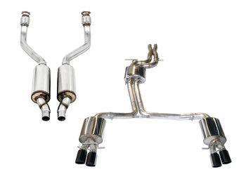 compare product AWE Tuning B8 / B8.5 S5 Cabrio Touring Edition Exhaust - Resonated - Diamond Black Tips