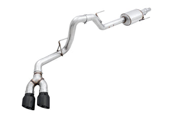 compare product AWE Tuning 2015+ Ford F-150 0FG Single Exit Performance Exhaust System w/4.5in Diamond Black Tips