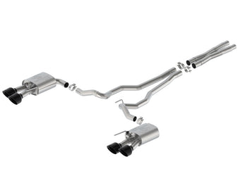 compare product Ford Racing 2024 Mustang 5.0L GT Extreme Cat-Back Exhaust W/Valance - Black Tips