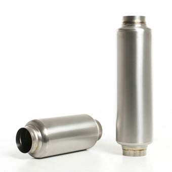 compare product Ticon Industries 12in OAL 2.5in In/Out Ultralight Titanium Muffler