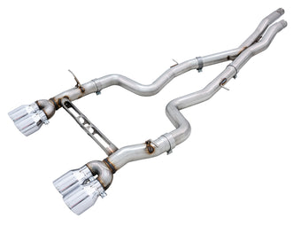 compare product AWE Tuning BMW F8X M3/M4 Track Edition Cat-Back Exhaust - Chrome Silver Tips