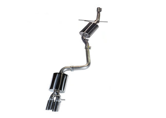 compare product AWE Tuning Audi B8 A4 Touring Edition Exhaust - Single Side Polished Silver Tips