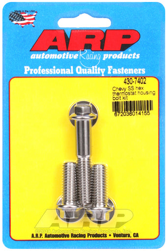 compare product ARP Chevy SS Hex Thermostat Housing Bolt Kit