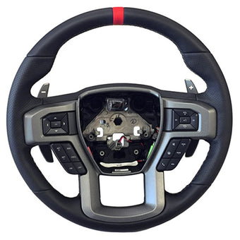 compare product Ford Racing 15-18 F-150 Raptor Performance Steering Wheel Kit - Red Sightline