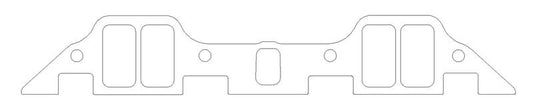 Cometic Chrysler B/RB .125in Fiber Intake Mani Gasket Set-1.229in x 2.310in Rectangle Port