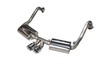 compare product AWE Tuning Porsche 981 Performance Exhaust System - w/Chrome Silver Tips