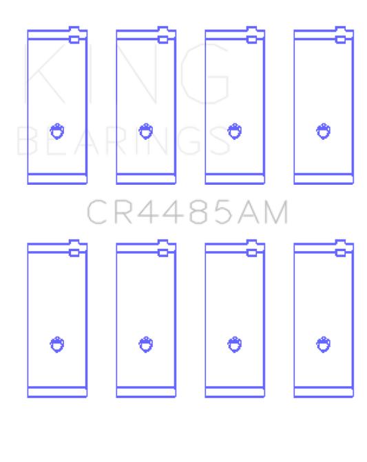 King Engine Bearings Mazda Ma/Vb/(Size +0.50mm) Connecting Rod Bearing Set