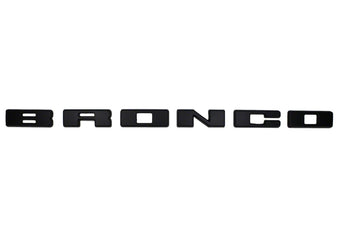 compare product Ford Racing 2021+ Bronco Grille Lettering Overlay Kit - Black
