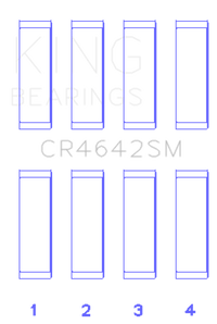 King Engine Bearings Toyota 1/2NR-FE (Size STD) Rod Bearing Set