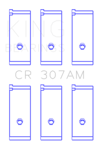 compare product King Engine Bearings Suzuki G-10 (Size +0.75mm) Connecting Rod Bearing Set