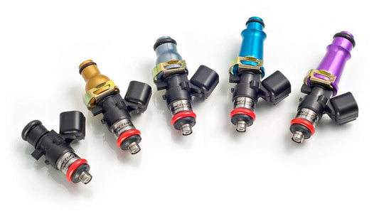 Injector Dynamics 1340cc Injectors-48mm Length-14mm Grey Top-14mm L O-Ring(R35 Low Spacer)(Set of 6)