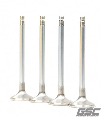 compare product GSC P-D Toyota 2JZ 30.0mm Head (+1mm) 6.6mm Stem Chrome Alloy Polished Exhaust Valve - Single