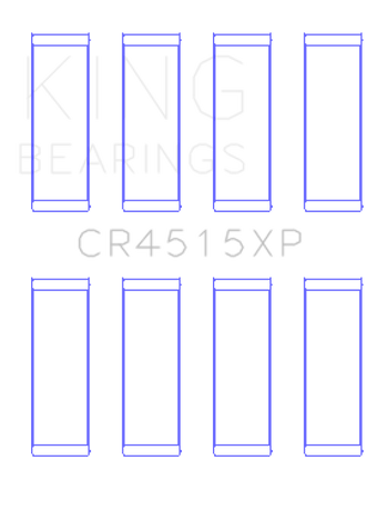 compare product King Ford/Mazda Duratec 121ci 2.0L 16V (Size .026) Connecting Rod Bearings (Set of 4)