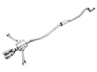 compare product AWE Tuning 2016+ Honda Civic Si Touring Edition Exhaust w/Front Pipe & Dual Chrome Silver Tips