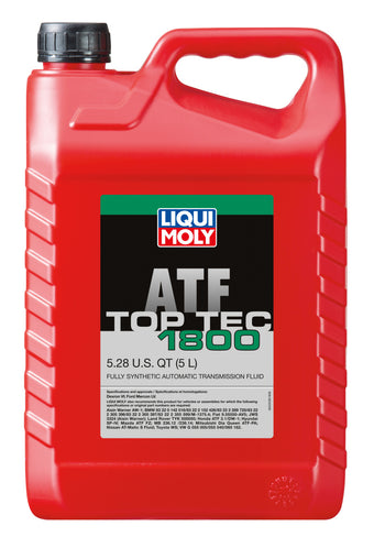 compare product LIQUI MOLY 5L Top Tec ATF 1800