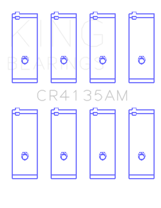 King Engine Bearings 85-01 Toyota 5SFE L4 DOHC 16 Valves (Size +0.75) Rod Bearing Set