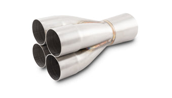 compare product Vibrant 4-1 SS Merge Collector (2.375in Inlet ID 3.00in Merge OD 3.50in Outlet OD) Single Unit