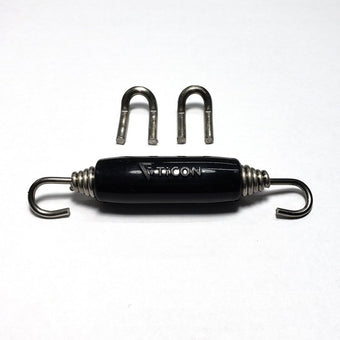 compare product Ticon Industries Black Silicone Titanium Spring Tab and Spring Kit (2 Tabs/1 Spring) - Single Kit