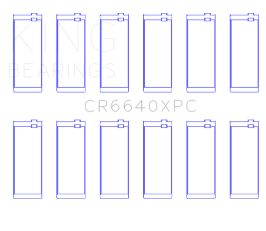 King Engine Bearings BMW M20 & M50 2.0L/2.5L/2.7L Coated Performance Rod Bearing Set