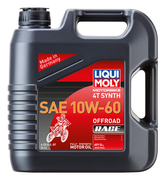 compare product LIQUI MOLY 4L Motorbike 4T Synth SAE 10W60 Offroad Race