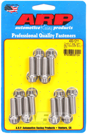 compare product ARP SB Chevy SS 12pt Header Bolt Kit
