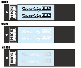 compare product HKS Sticker Tuned by HKS W120 MIRROR