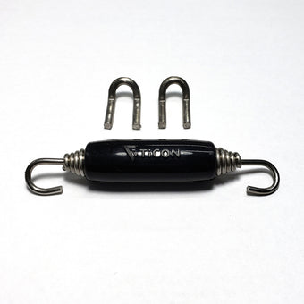 compare product Stainless Bros Spring Tab Kit - Single SS304 (1 Spring 2 Hook and 1 Black Silicone Sleeve)