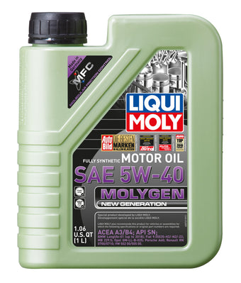 compare product LIQUI MOLY 1L Molygen New Generation Motor Oil SAE 5W40