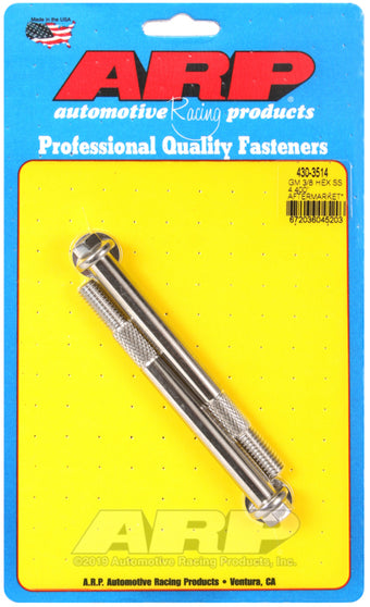 compare product ARP GM 3/8 X 4.400in Hex SS Starter Bolt Kit