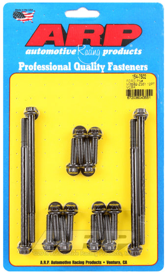 compare product ARP Small Block Ford Valve Cover 12pt Bolt Kit (For P/N M-6582-Z351)
